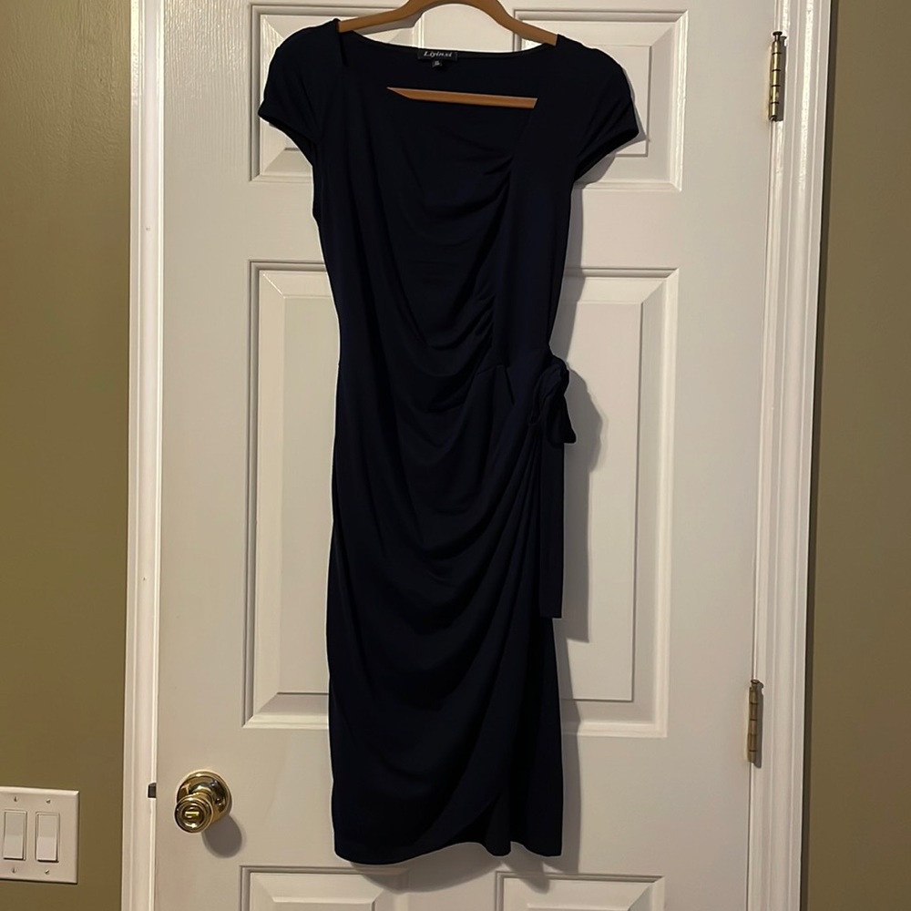 Navy blue dress